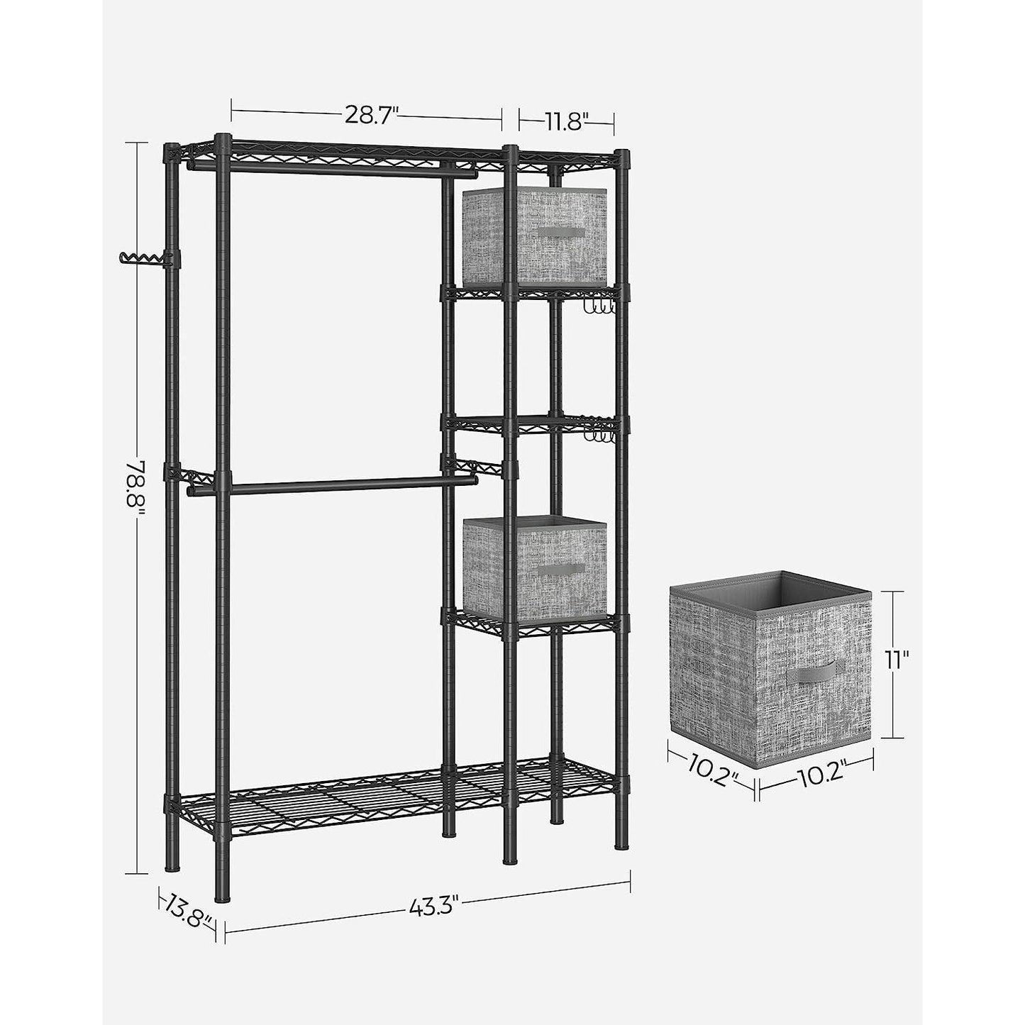 Garment Rack Heavy Duty Clothes Rack FredCo
