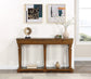 Garrison Oak Finish Console Table FredCo