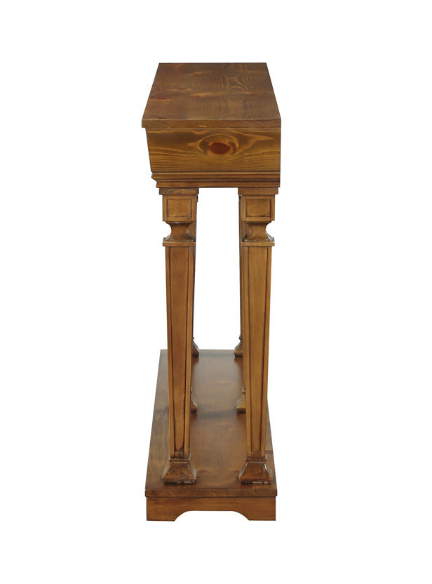 Garrison Oak Finish Console Table FredCo