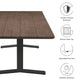 Gavelston 91" Outdoor Patio Aluminum Dining Table by Modway FredCo
