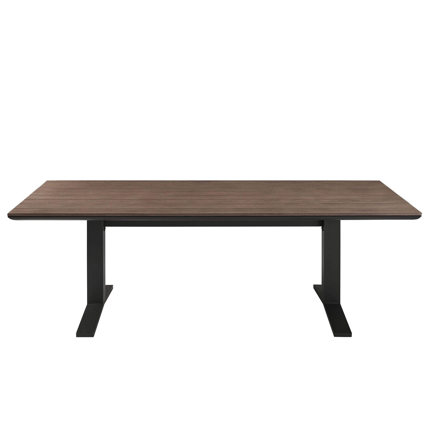 Gavelston 91" Outdoor Patio Aluminum Dining Table by Modway FredCo