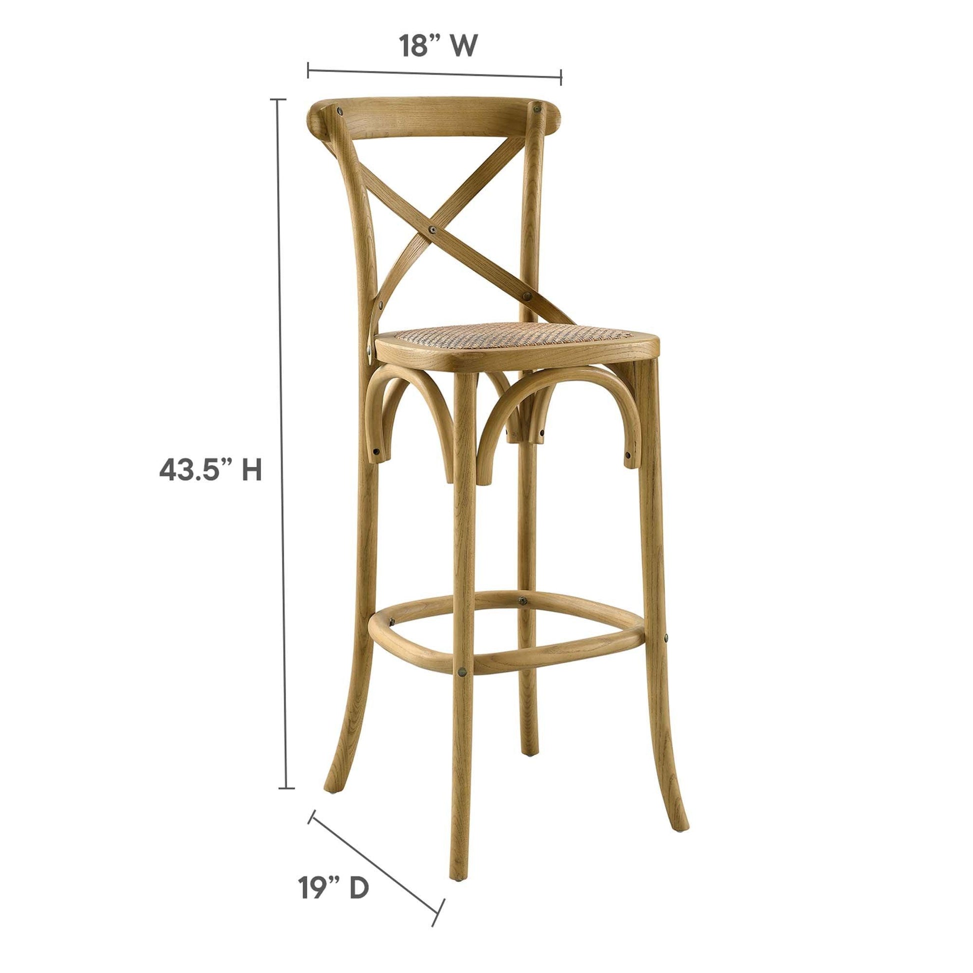 Gear Bar Stool by Modway FredCo