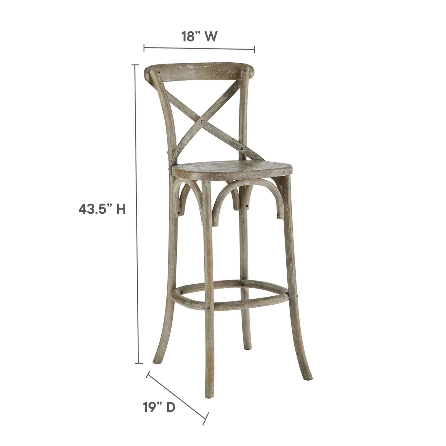 Gear Bar Stool by Modway EEI-5563 FredCo