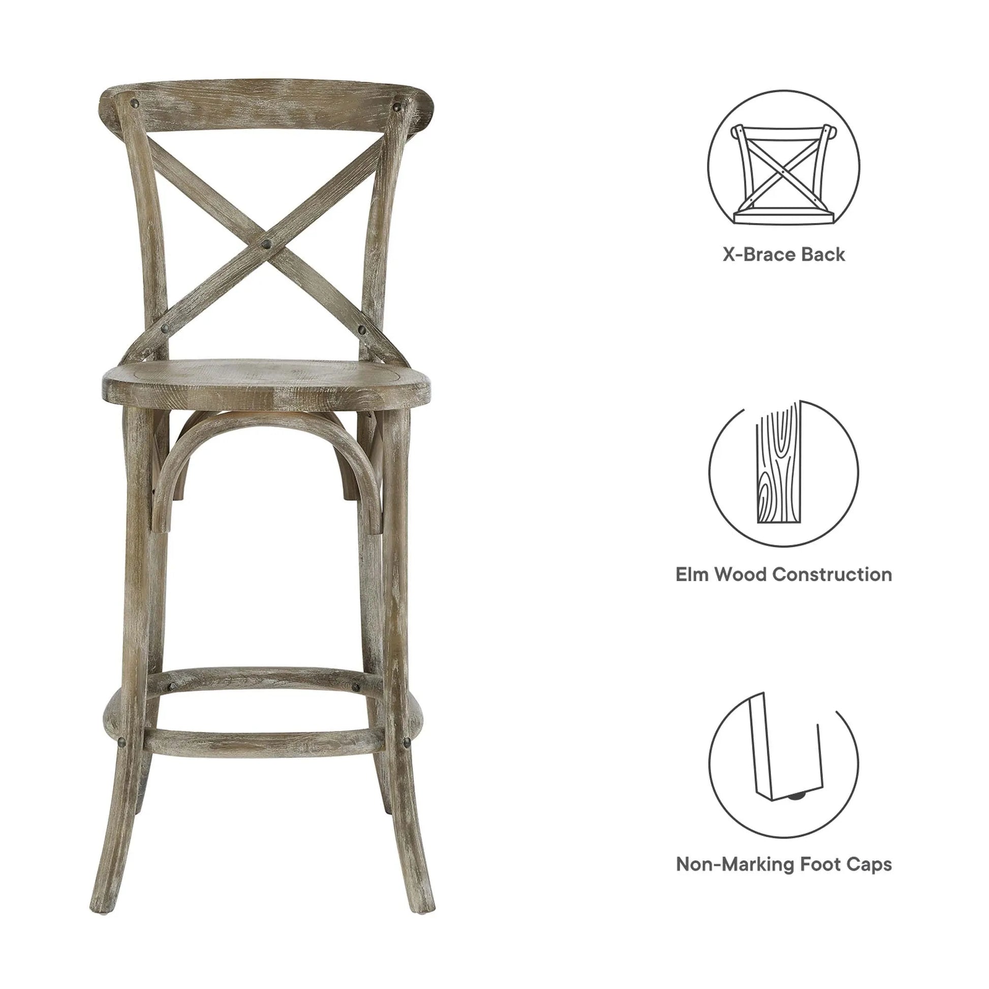Gear Counter Stool by Modway EEI-5562 FredCo