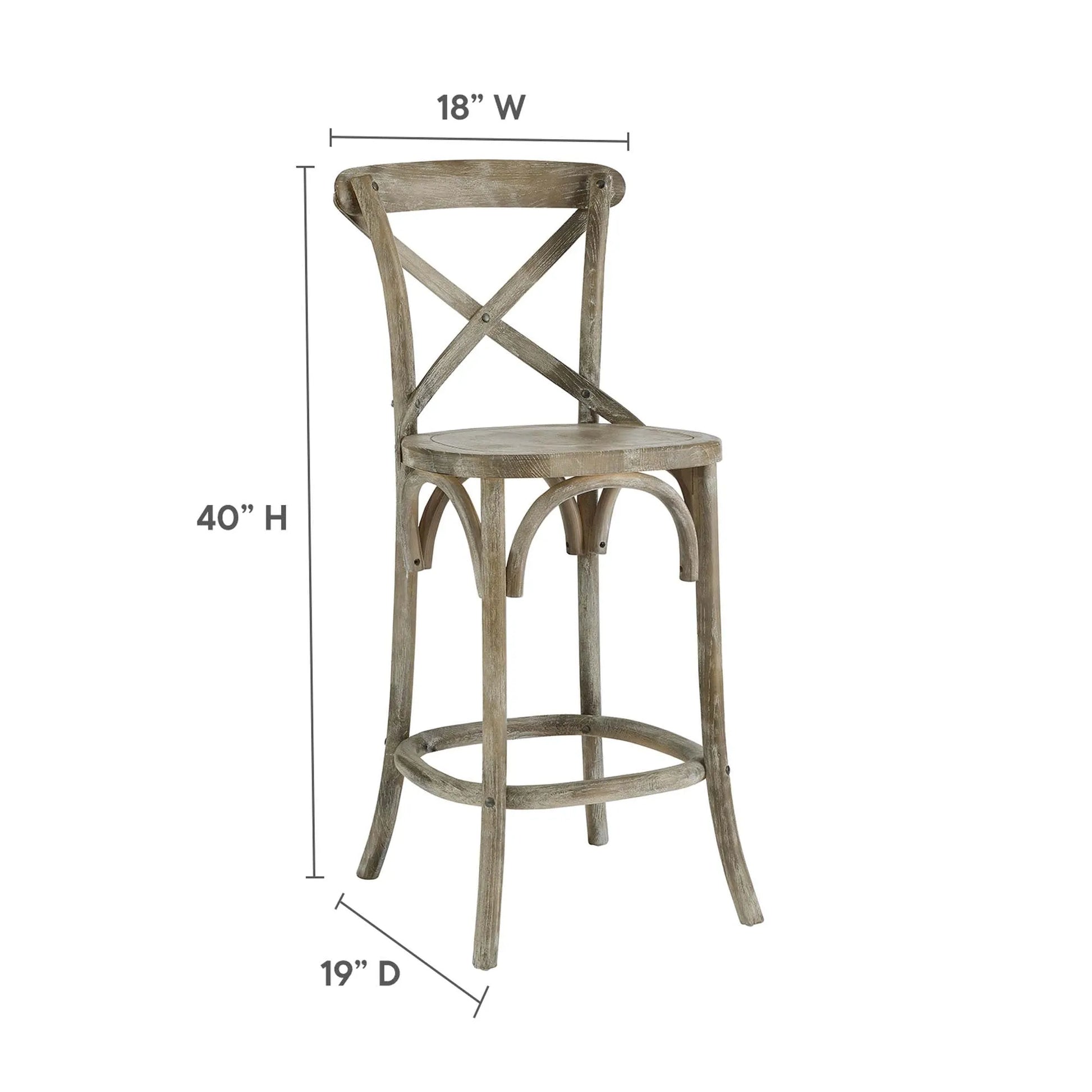 Gear Counter Stool by Modway EEI-5562 FredCo