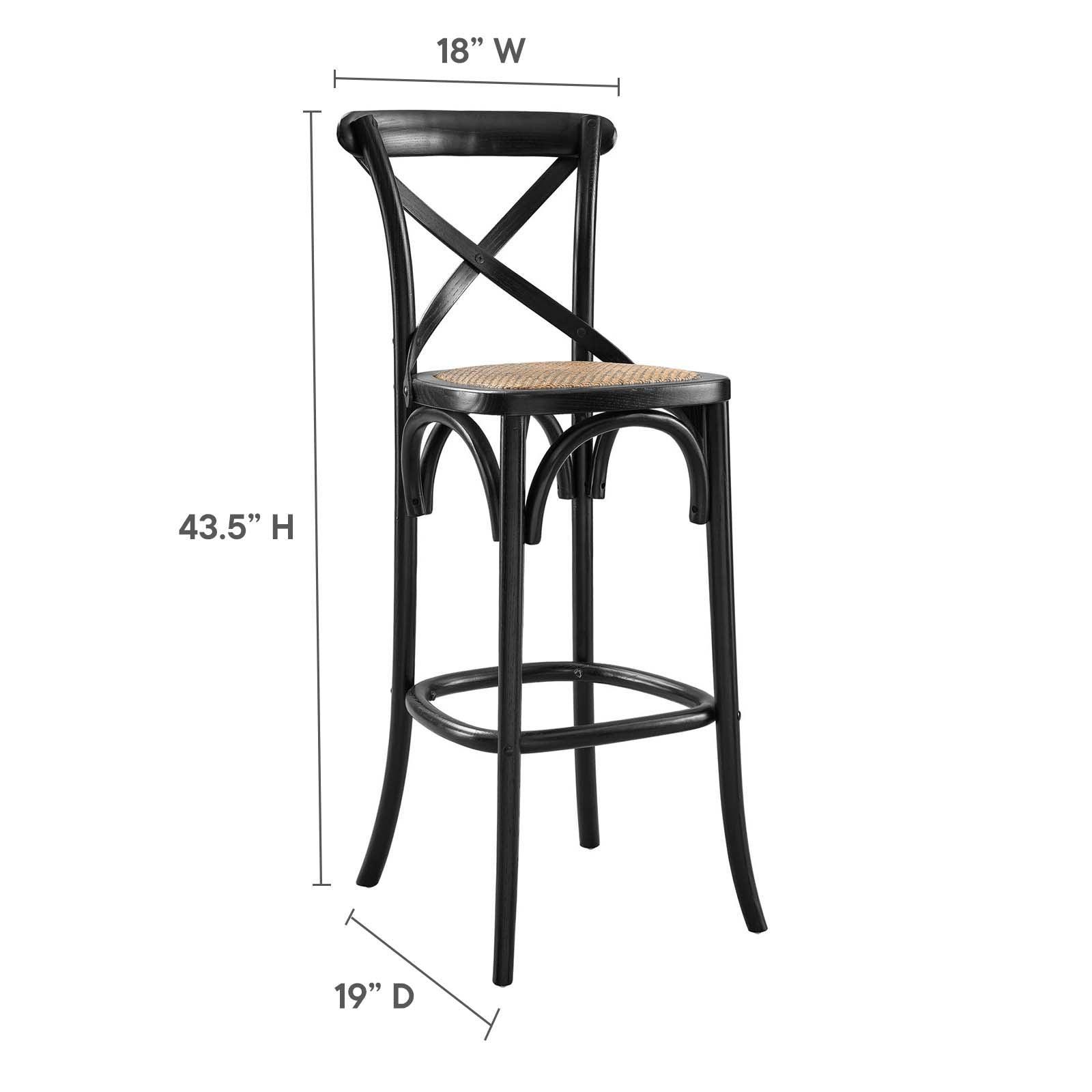 Gear Farmhouse Bar Stool, EEI-5668 FredCo