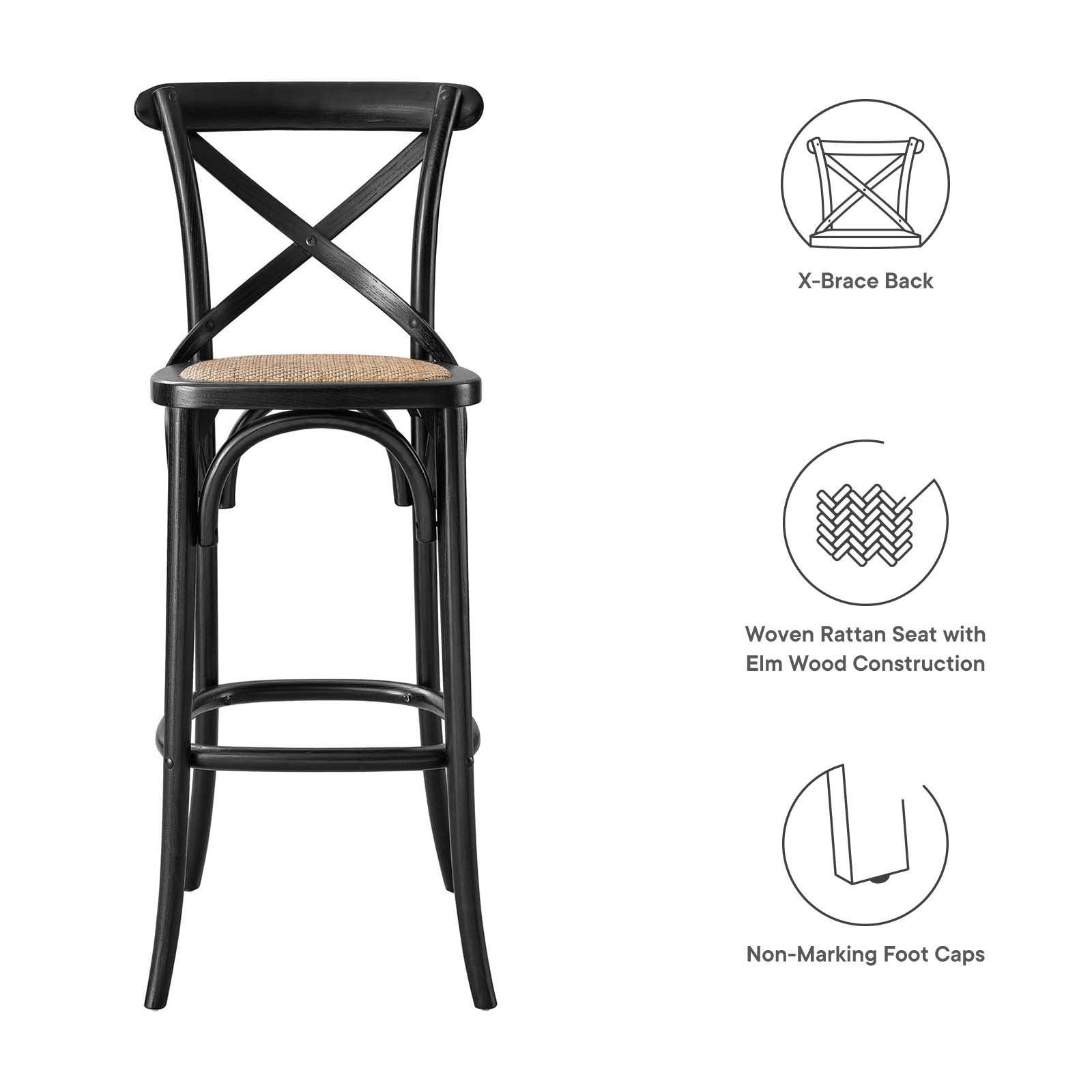 Gear Farmhouse Bar Stool, EEI-5668 FredCo