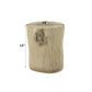 Gene Natural Brown Finish Fiber Concrete Accent Table FredCo