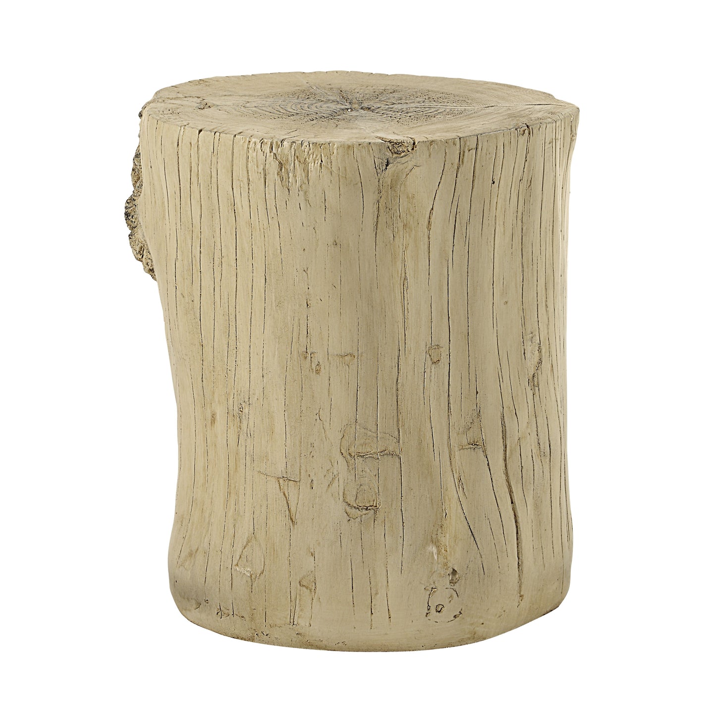 Gene Natural Brown Finish Fiber Concrete Accent Table FredCo