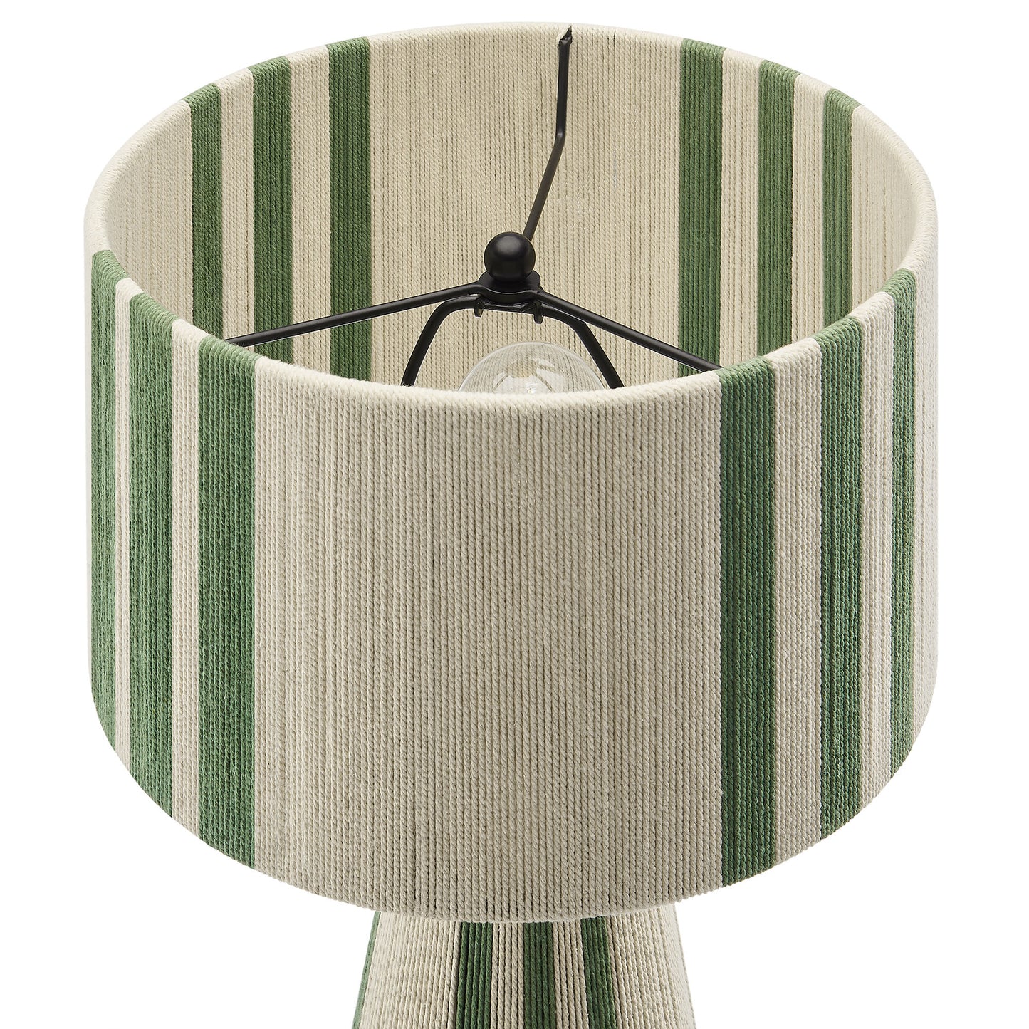 Gia Handwoven Cotton Thread Striped or Plain Table Lamp by Modway EEI-7262 FredCo