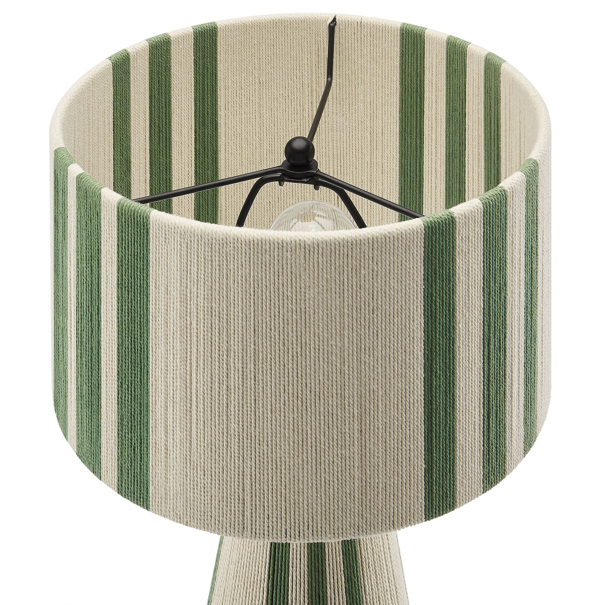 Gia Handwoven Cotton Thread Striped or Plain Table Lamp by Modway EEI-7262 FredCo