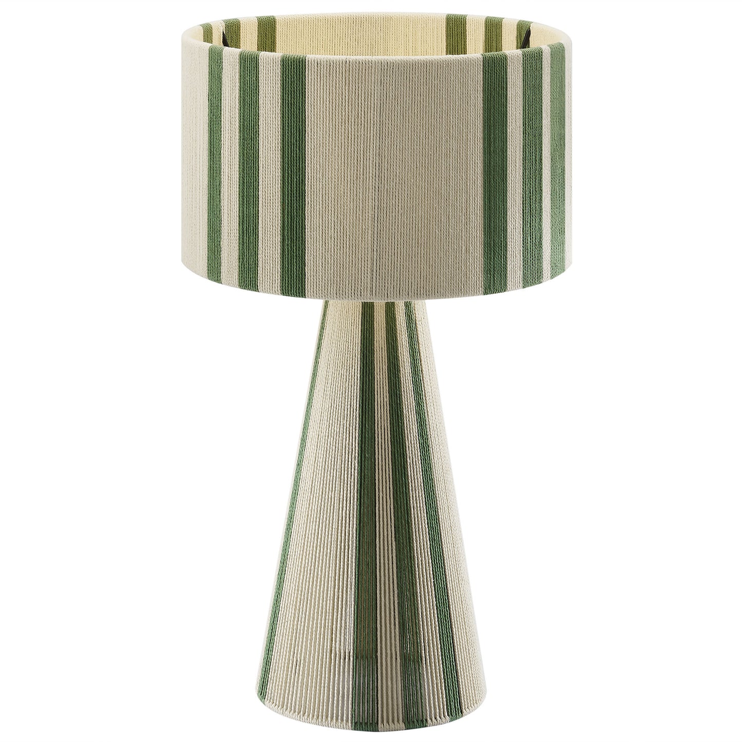 Gia Handwoven Cotton Thread Striped or Plain Table Lamp by Modway EEI-7262 FredCo