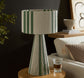 Gia Handwoven Cotton Thread Striped or Plain Table Lamp by Modway EEI-7262 FredCo