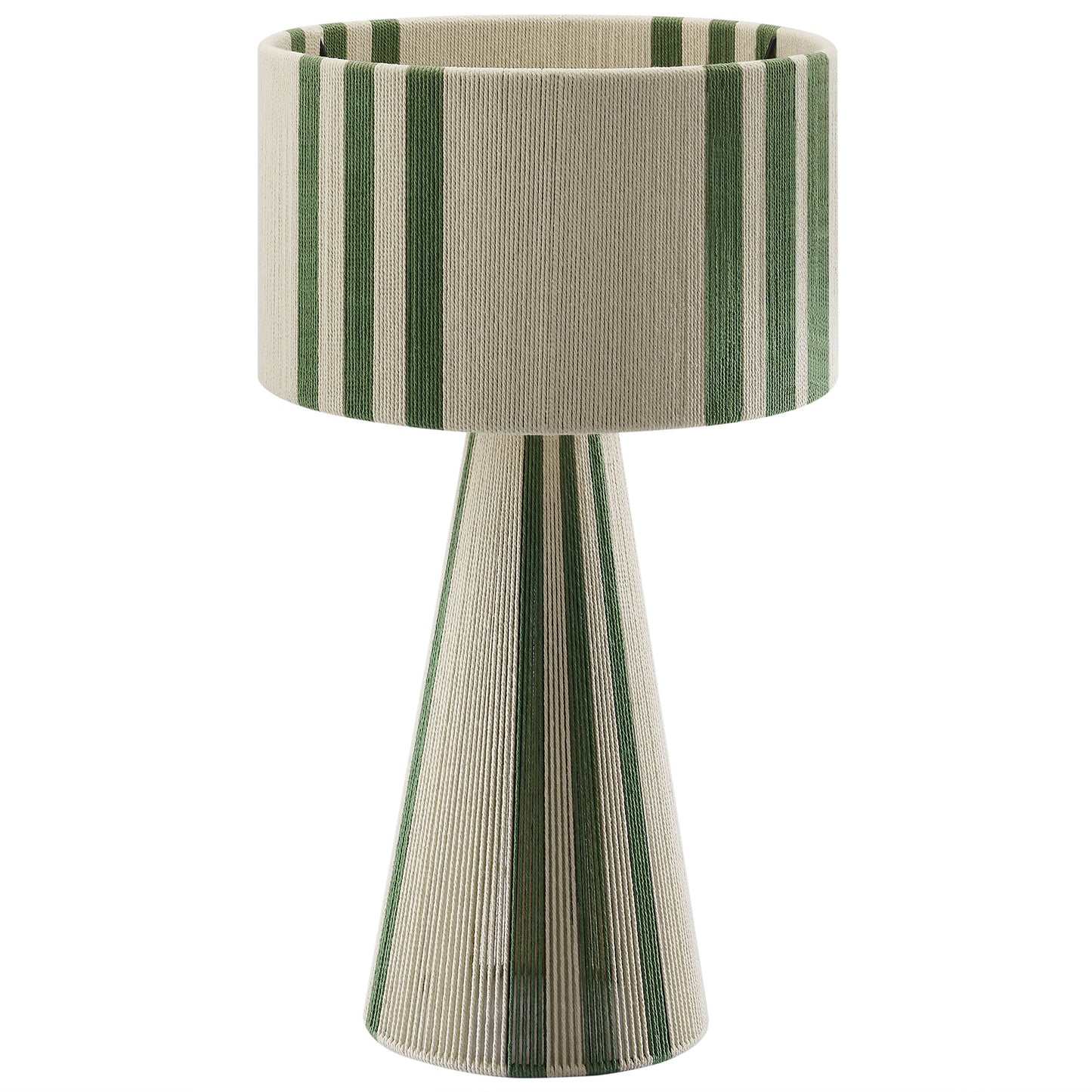 Gia Handwoven Cotton Thread Striped or Plain Table Lamp by Modway EEI-7262 FredCo