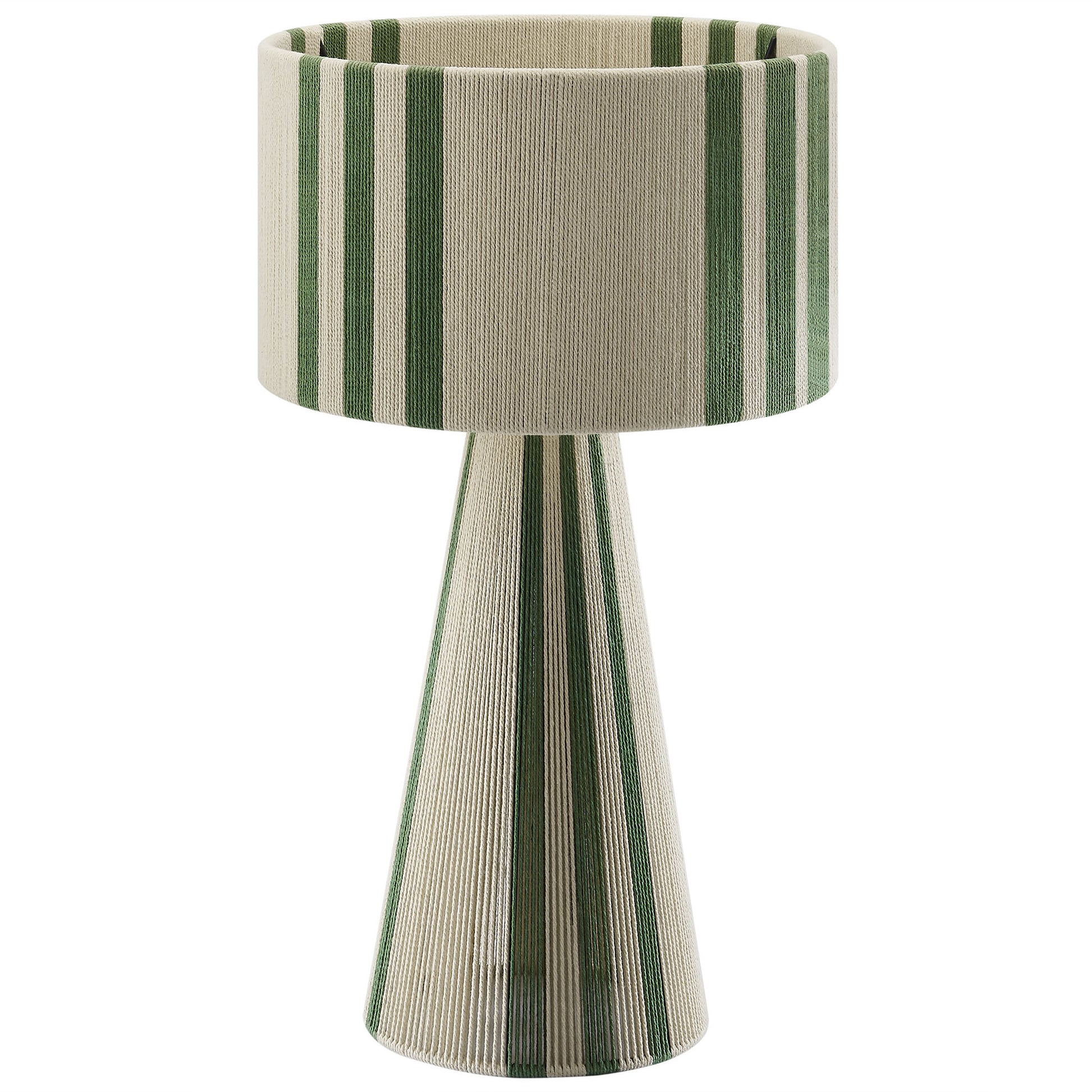 Gia Handwoven Cotton Thread Striped or Plain Table Lamp by Modway EEI-7262 FredCo