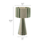Gia Handwoven Cotton Thread Striped or Plain Table Lamp by Modway EEI-7262 FredCo