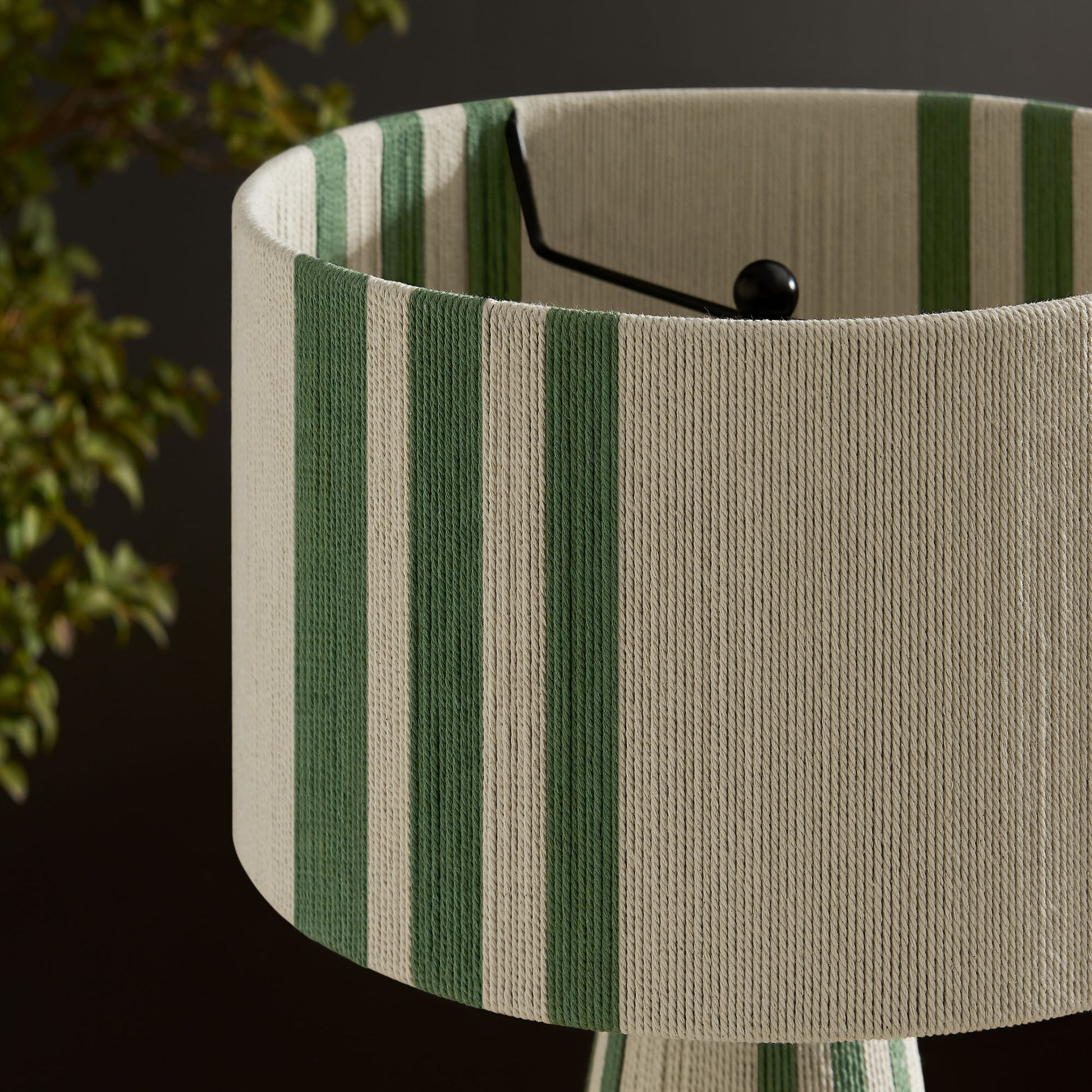 Gia Handwoven Cotton Thread Striped or Plain Table Lamp by Modway EEI-7262 FredCo
