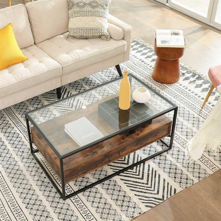 Glass Top Coffee Table FredCo