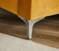 Gold Velvet Curved Sofa FredCo