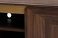 Graceland Mid-Century Modern Transitional Walnut Brown Finished Wood 2-Door TV Stand FredCo