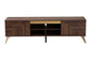 Graceland Mid-Century Modern Transitional Walnut Brown Finished Wood 2-Door TV Stand FredCo