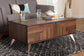 Graceland Mid-Century Modern Transitional Walnut Brown Finished Wood 2-Drawer Coffee Table FredCo