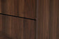 Graceland Mid-Century Modern Transitional Walnut Brown Finished Wood 2-Drawer Nightstand FredCo