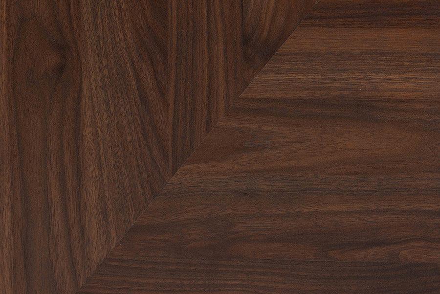 Graceland Mid-Century Modern Transitional Walnut Brown Finished Wood Shoe Cabinet FredCo