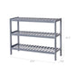 Gray Bamboo Shoe Rack FredCo