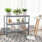 Gray Bamboo Shoe Rack FredCo