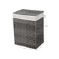 Gray Handwoven Laundry Basket FredCo