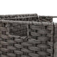 Gray Handwoven Laundry Basket FredCo