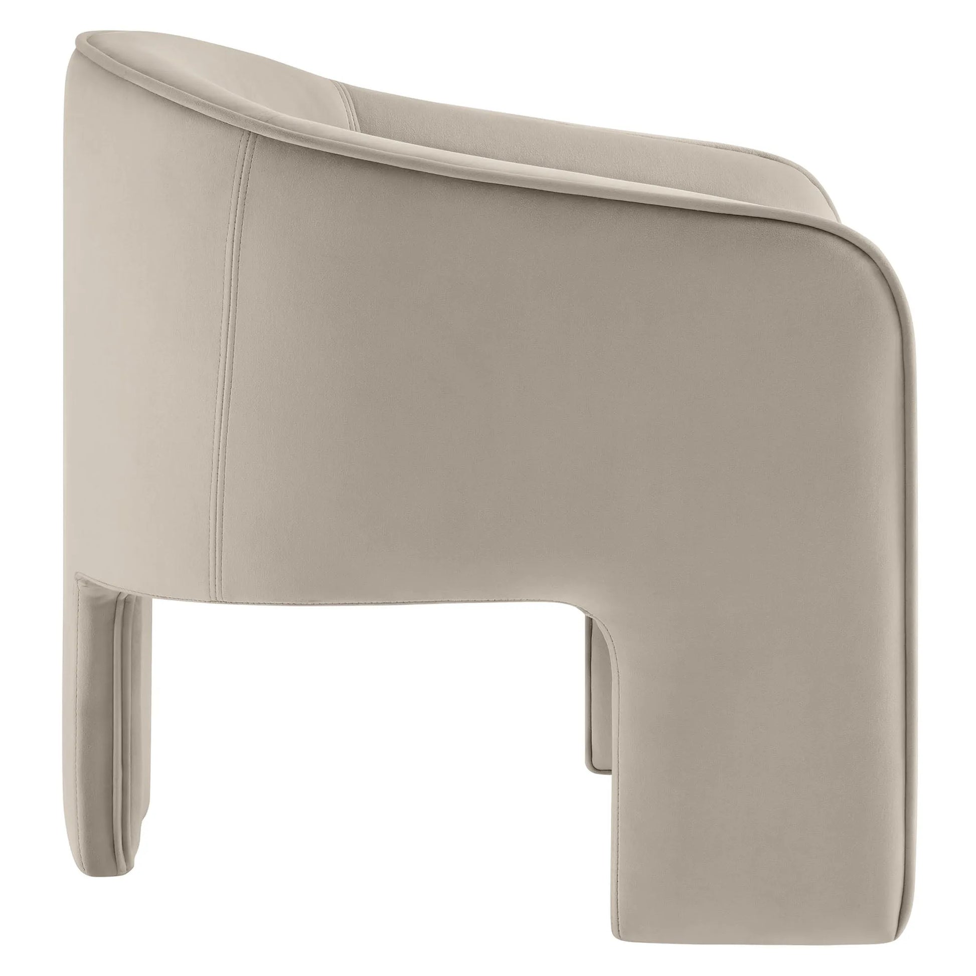 Greer Performance Velvet Upholstered Accent Armchair by Modway EEI-7102 FredCo