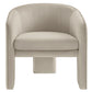 Greer Performance Velvet Upholstered Accent Armchair by Modway EEI-7102 FredCo