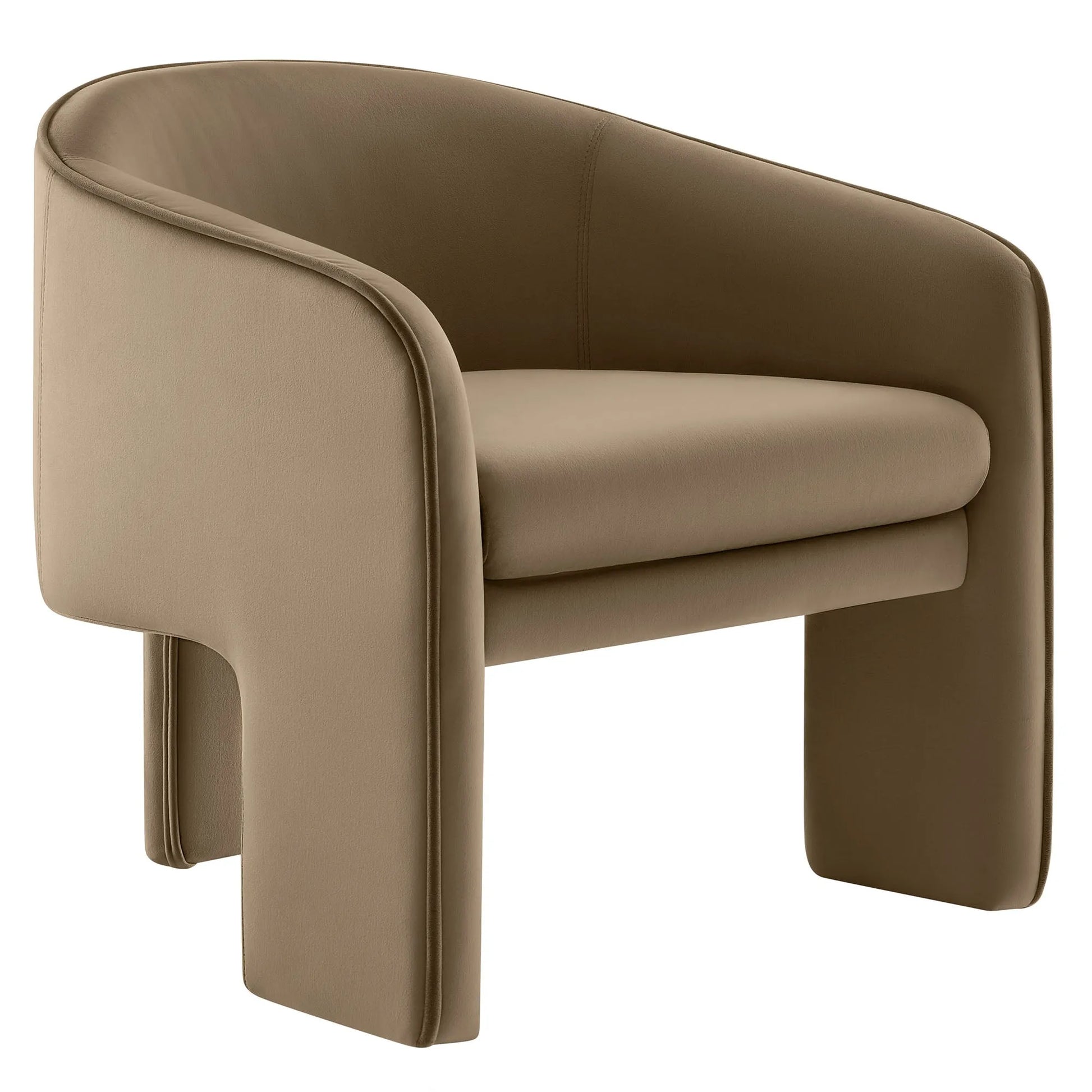 Greer Performance Velvet Upholstered Accent Armchair by Modway EEI-7102 FredCo