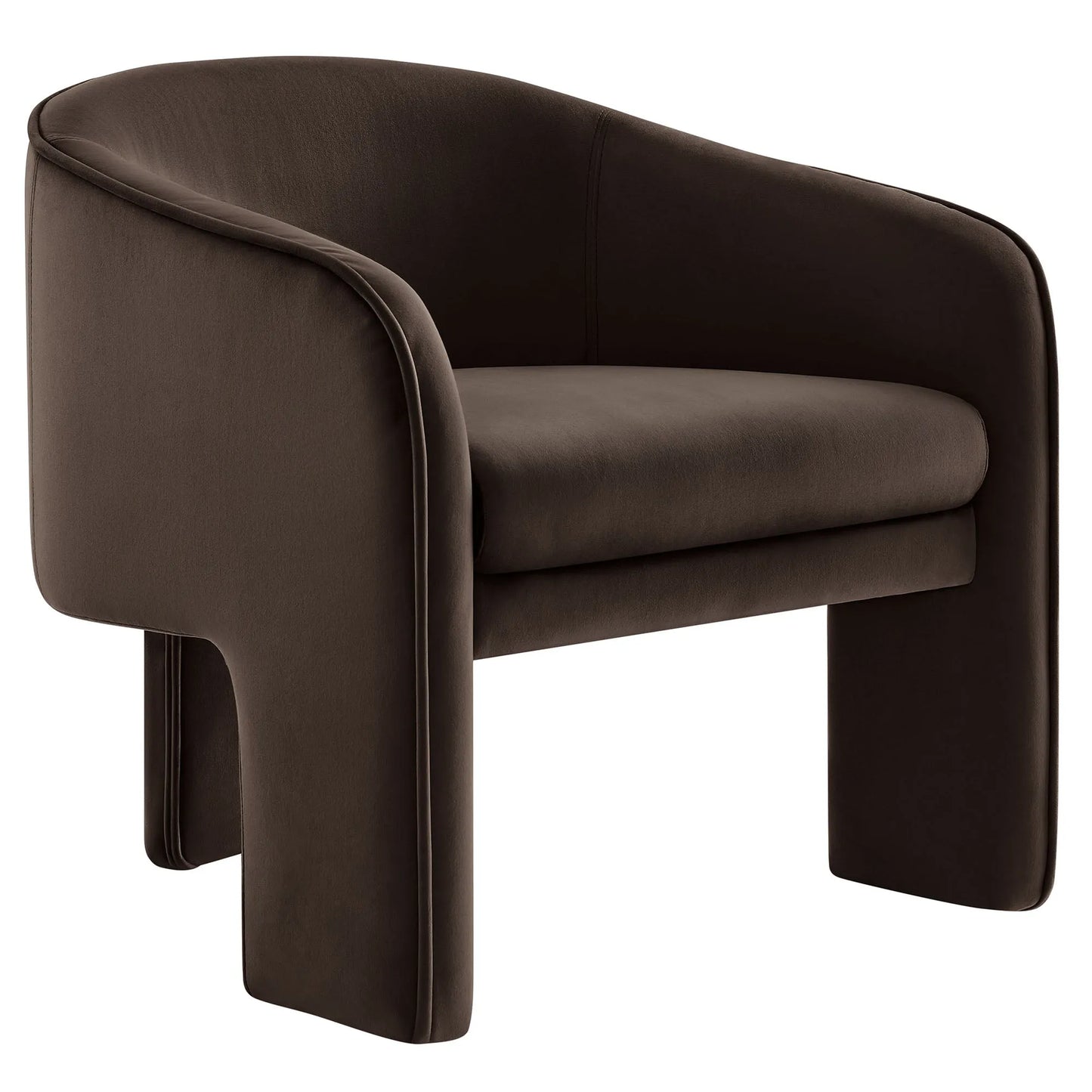 Greer Performance Velvet Upholstered Accent Armchair by Modway EEI-7102 FredCo