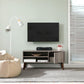 Greige Retro TV Stand FredCo