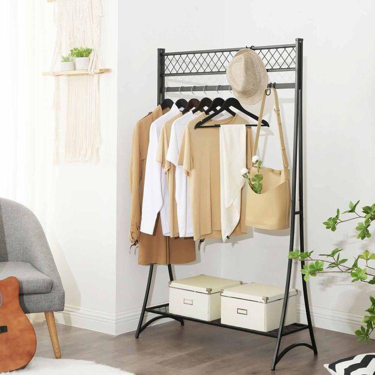 Grid Shelf Garment Rack FredCo