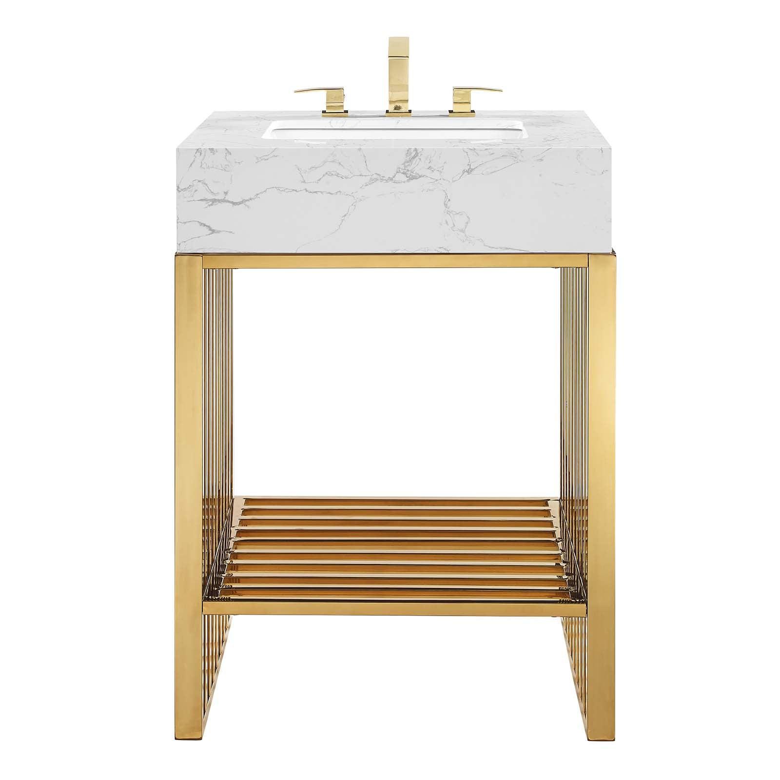 Gridiron 24" Bathroom Vanity, EEI-6103 FredCo