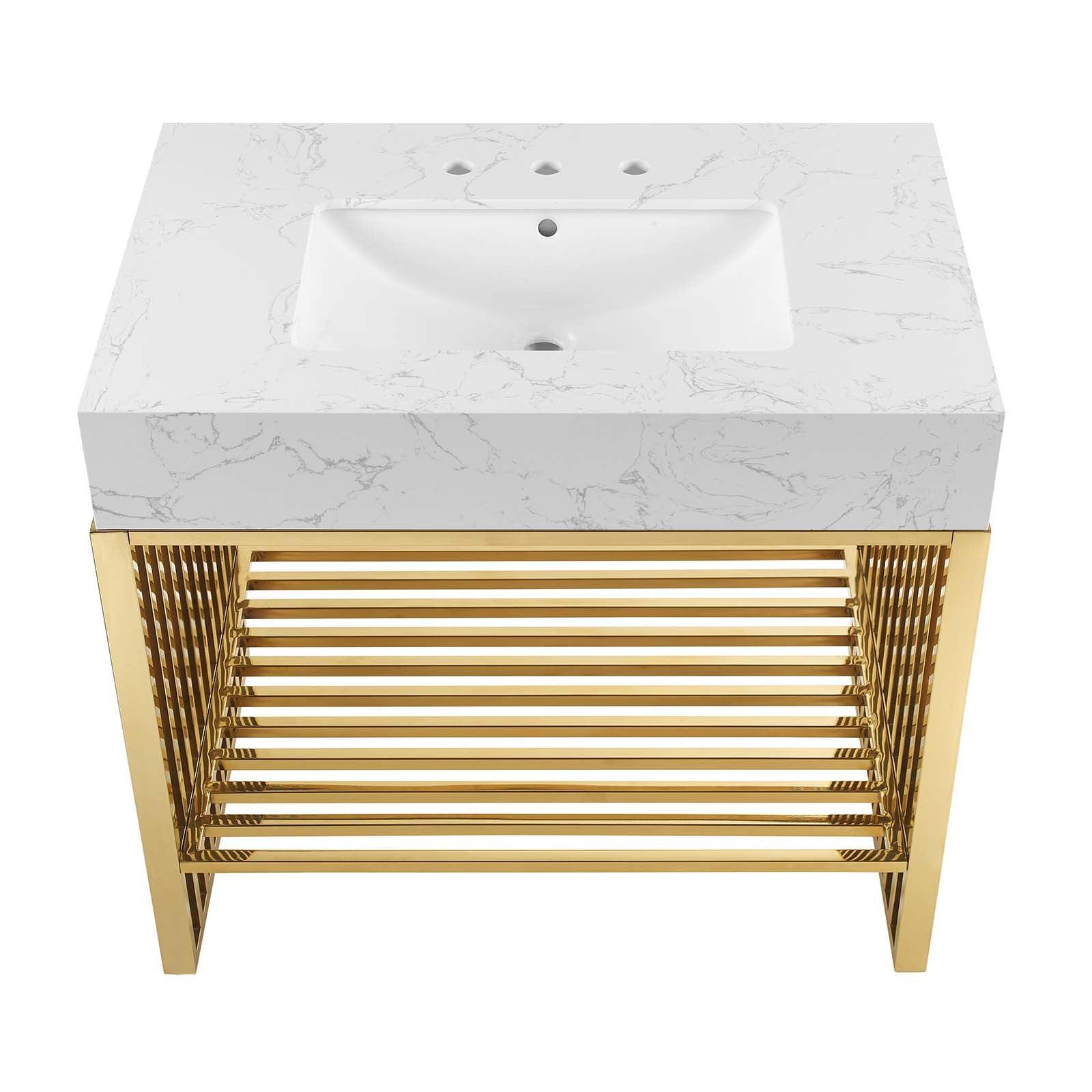 Gridiron 36" Bathroom Vanity, EEI-6107 FredCo