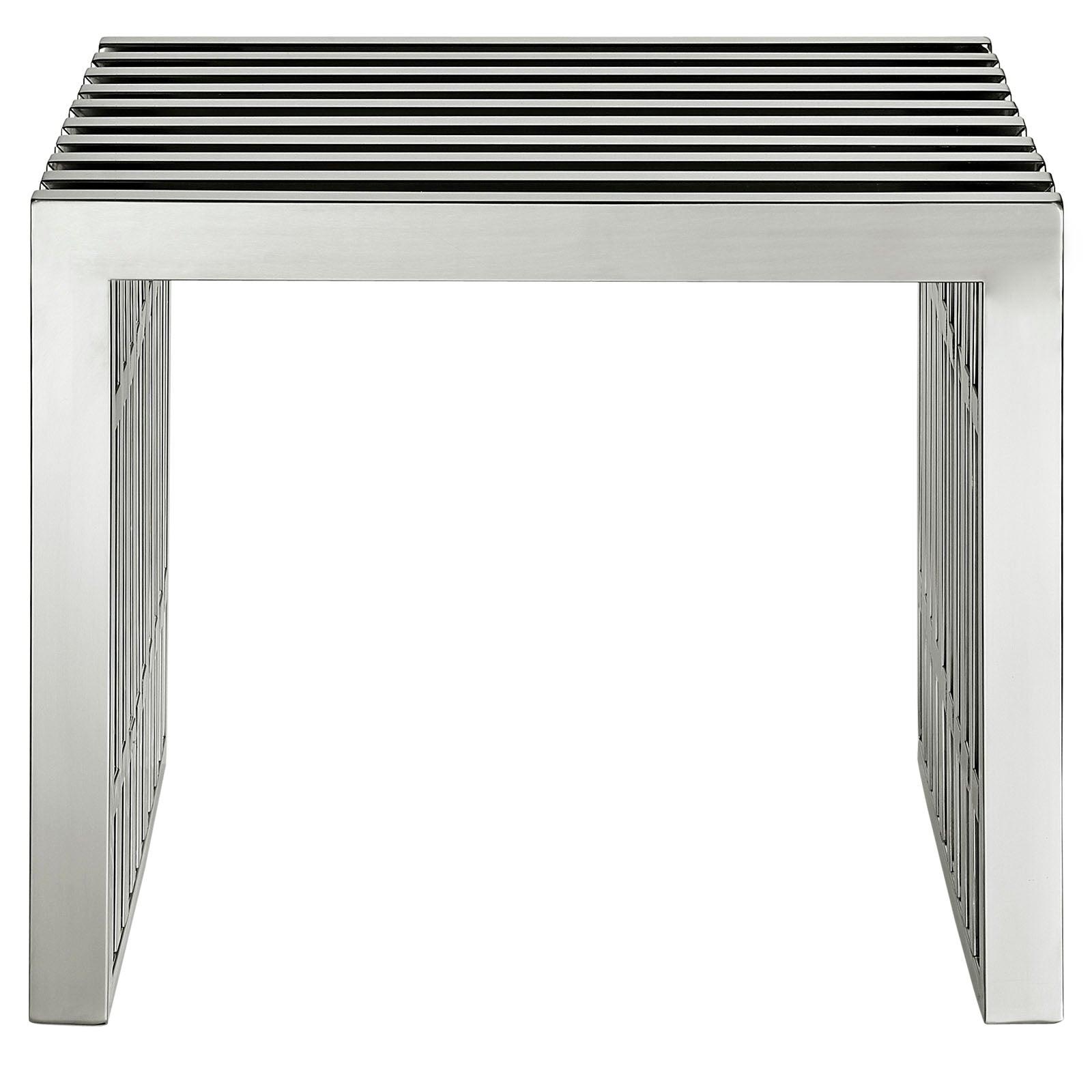 Gridiron Small Stainless Steel Bench, EEI-569- FredCo