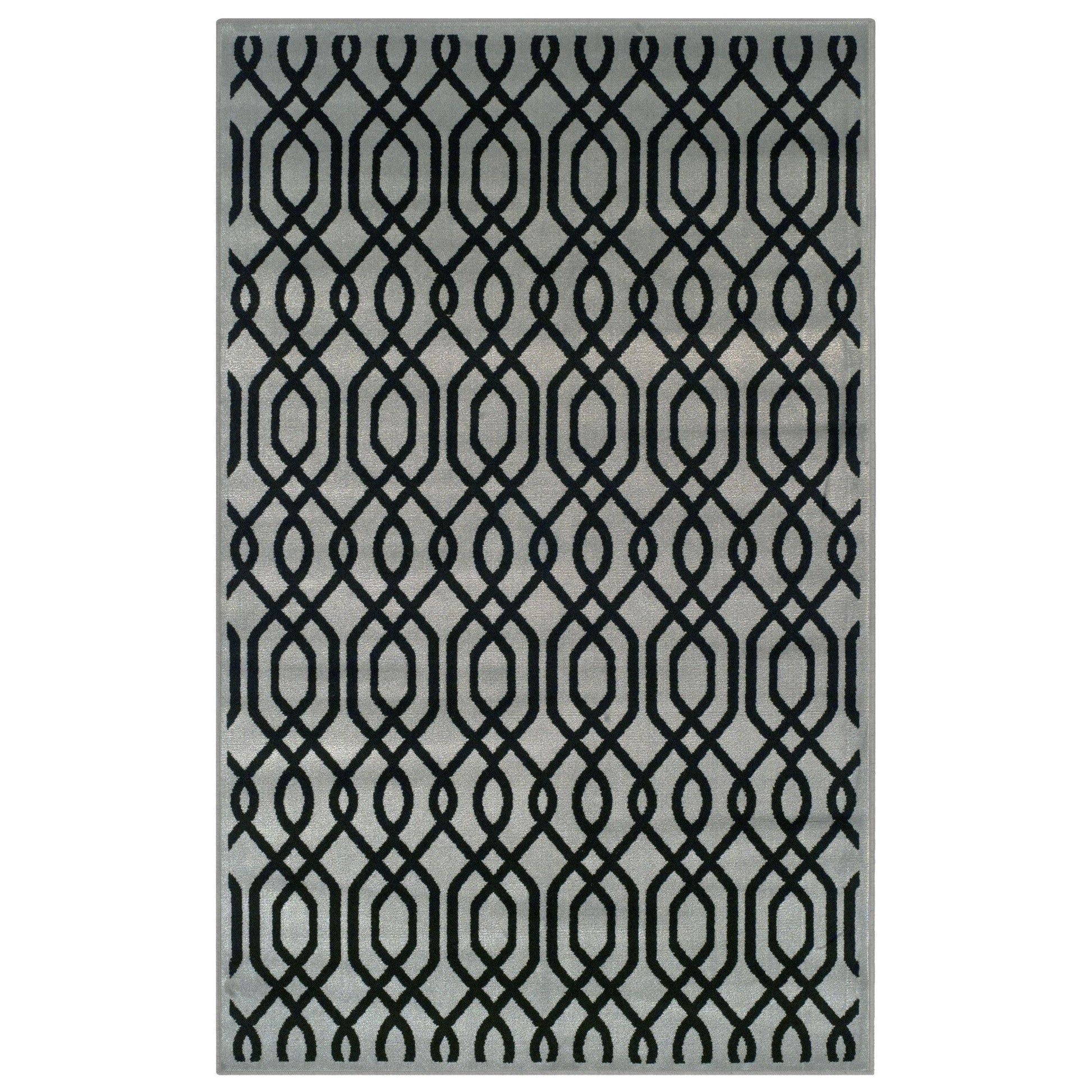 Gryffon Vintage Lattice Geometric Rug FredCo