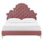 Gwyneth Tufted Performance Velvet King Platform Bed, MOD-6760 FredCo