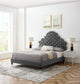 Gwyneth Tufted Performance Velvet King Platform Bed, MOD-6761 FredCo