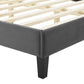 Gwyneth Tufted Performance Velvet Twin Platform Bed, MOD-6756 FredCo