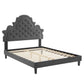 Gwyneth Tufted Performance Velvet Twin Platform Bed, MOD-6756 FredCo