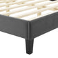 Gwyneth Tufted Performance Velvet Twin Platform Bed, MOD-6756 FredCo