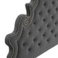 Gwyneth Tufted Performance Velvet Twin Platform Bed, MOD-6756 FredCo