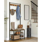 Hall Tree with Shoe Storage Bench FredCo