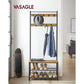 Hall Tree with Shoe Storage Bench FredCo